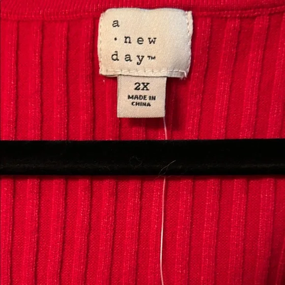 a new day Red Long Sleeve Dress - Picture 2 of 6